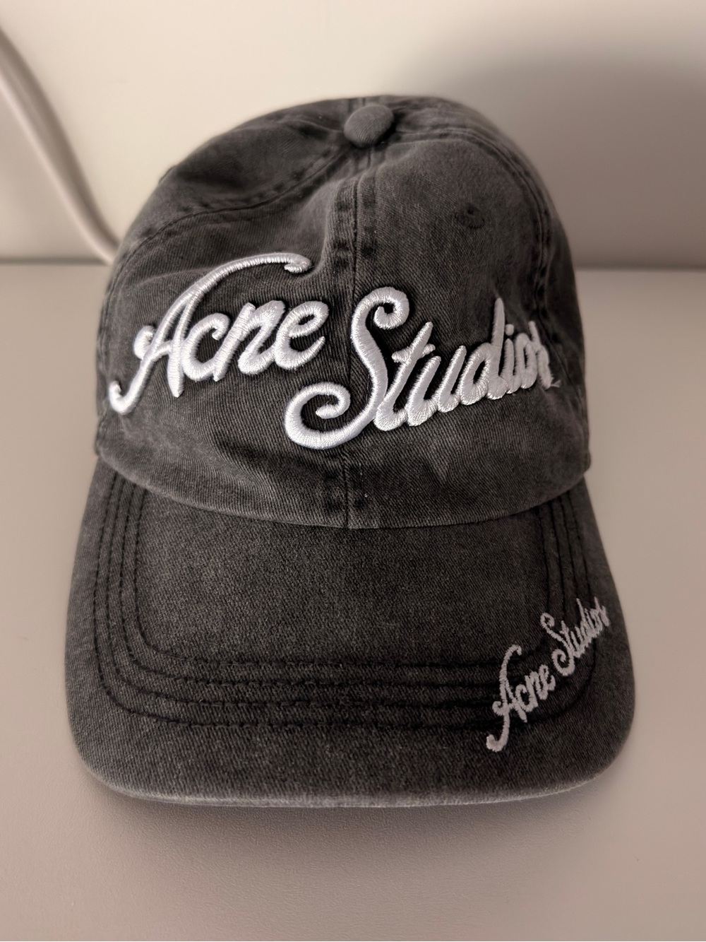 Acne Studios Embroidered Logo Cap